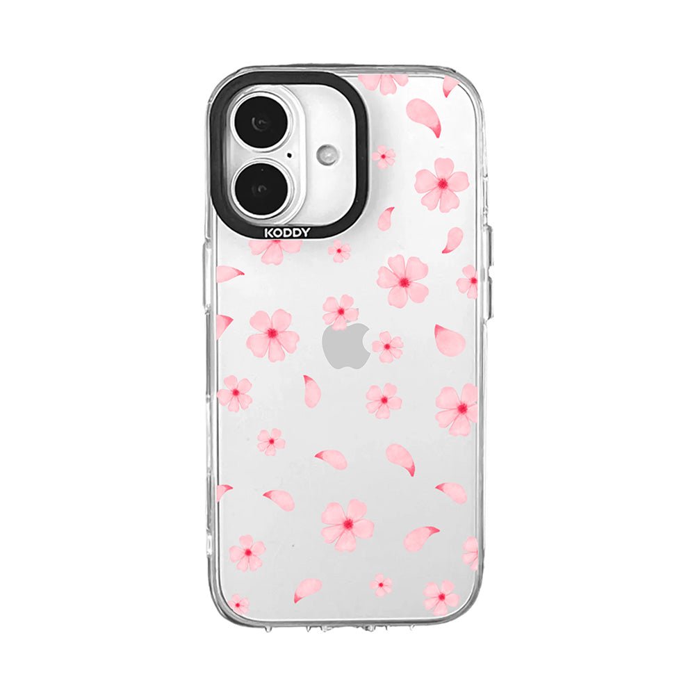 Pink Bubble Pattern Hearts iPhone Case - KODDY