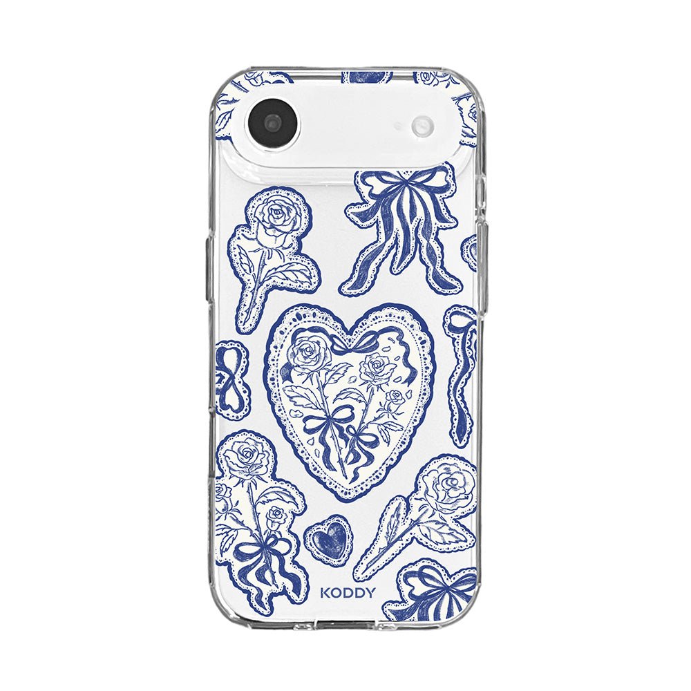 Stylish Indigo Lace Phone Case - KODDY