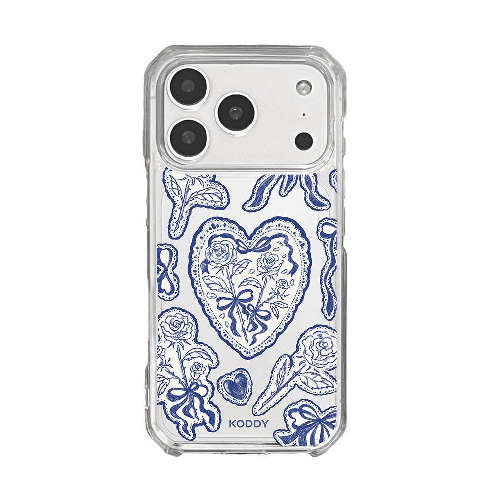 Stylish Indigo Lace Phone Case - KODDY