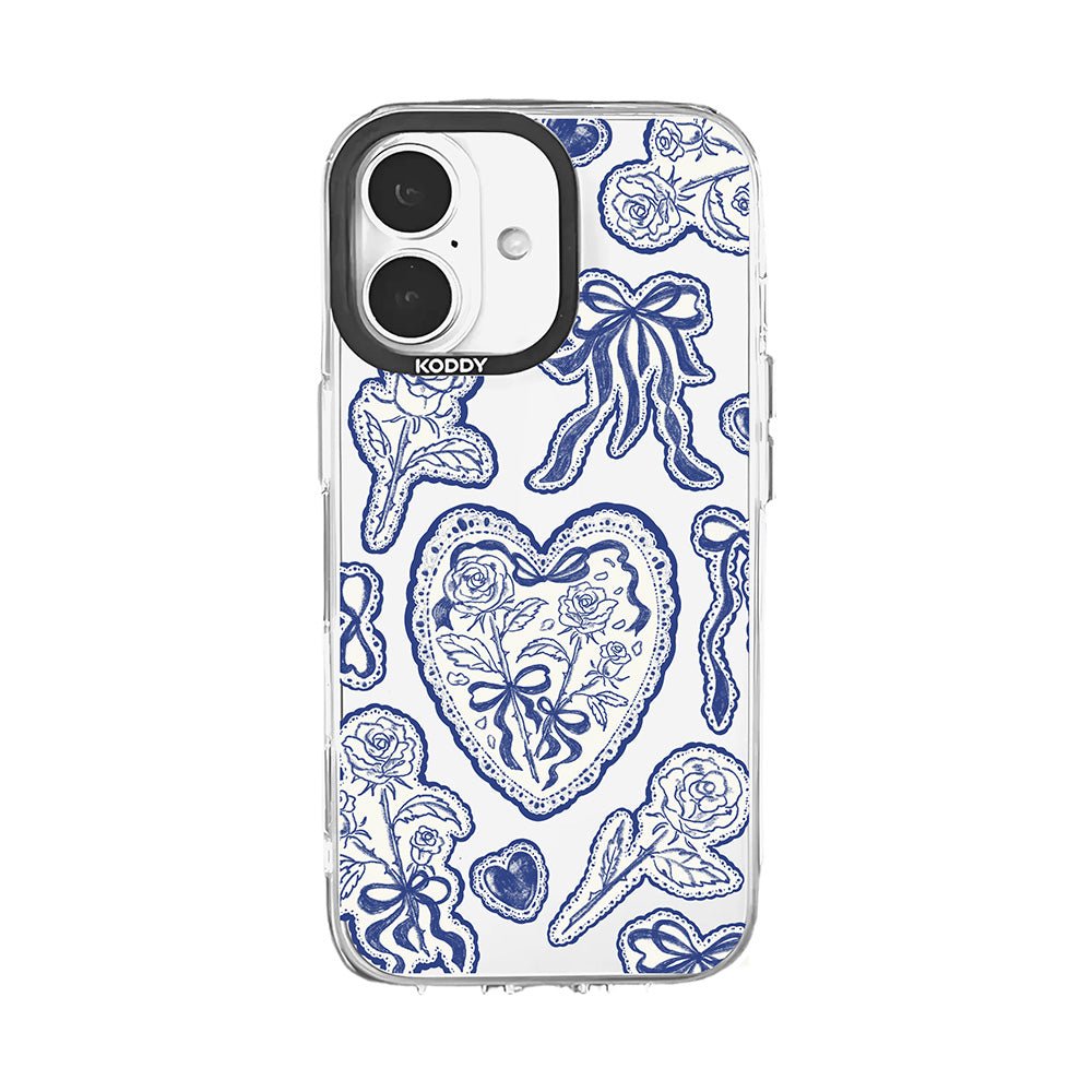 Stylish Indigo Lace Protective iPhone Case - KODDY