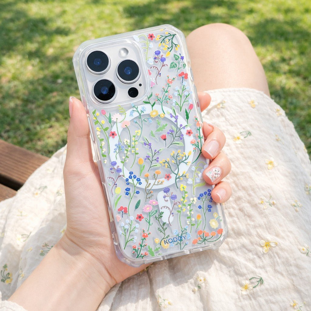 Stylish Wild Flowers Phone Case - KODDY