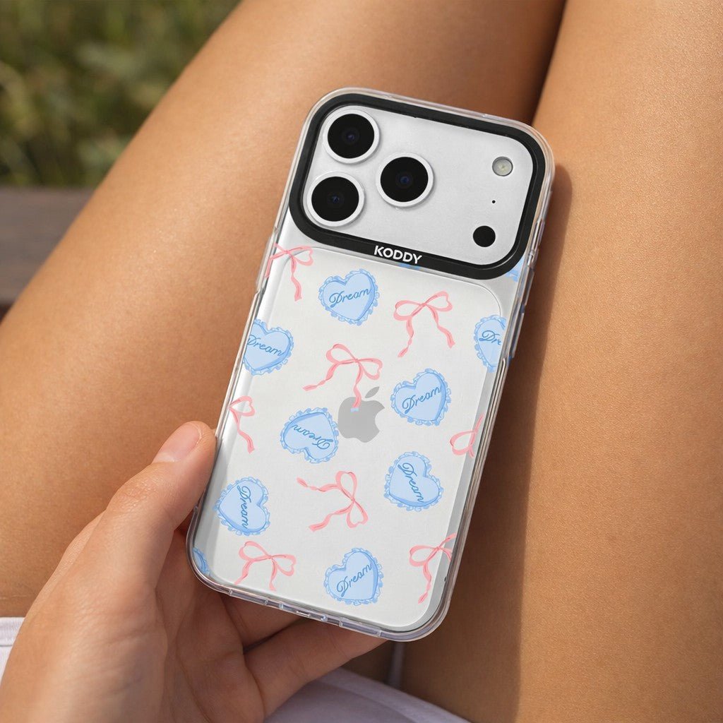 Sweet Dream Heart Cushion and Ribbon iPhone Case - KODDY aesthetic iphone case UK