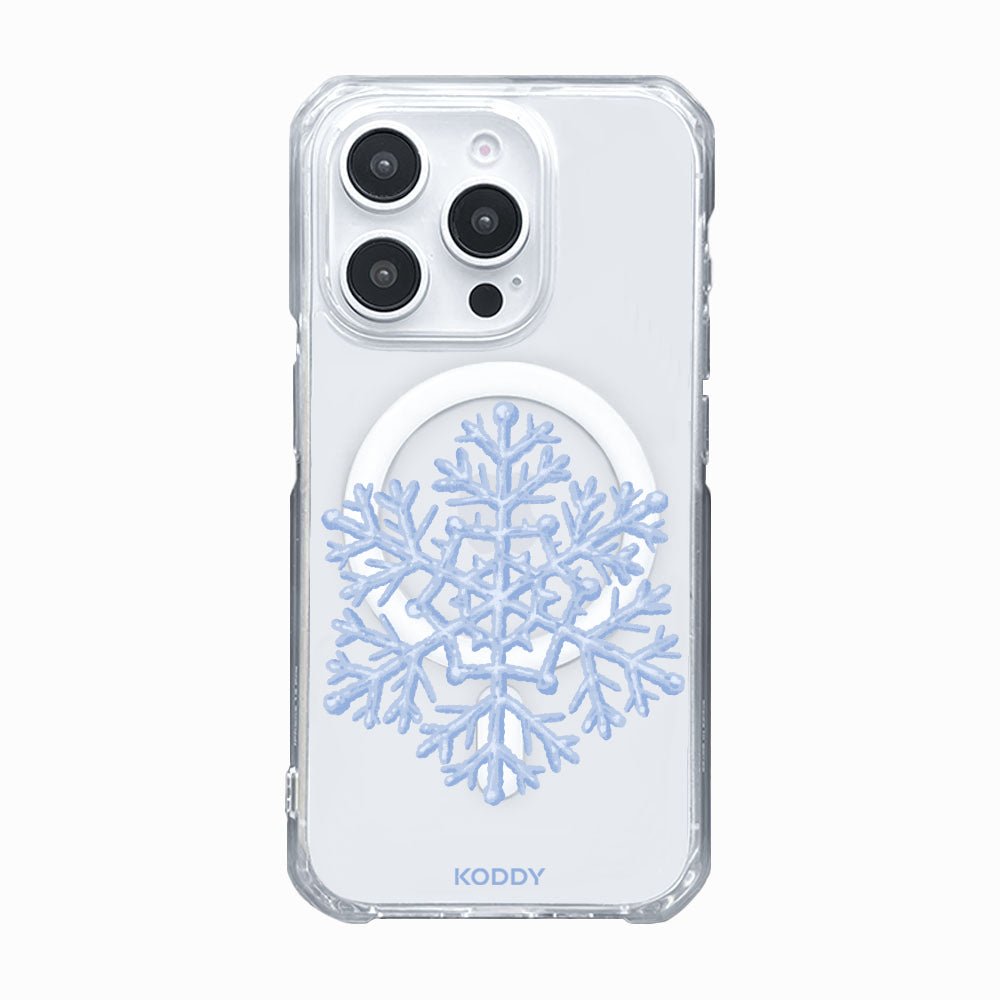 The Snowflake Clear Phone Case-KODDY