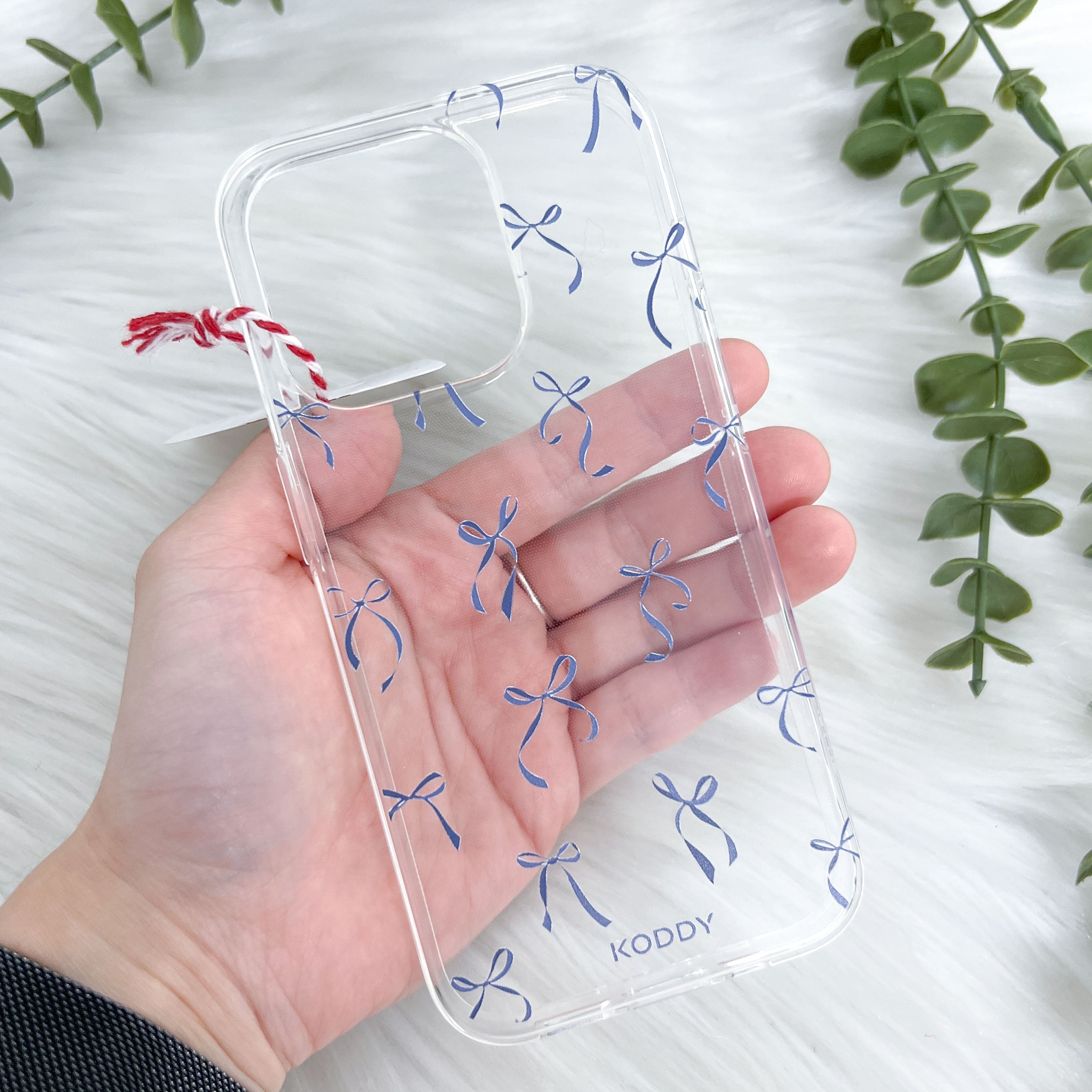 Tiny Navy Bows Phone Case - KODDY