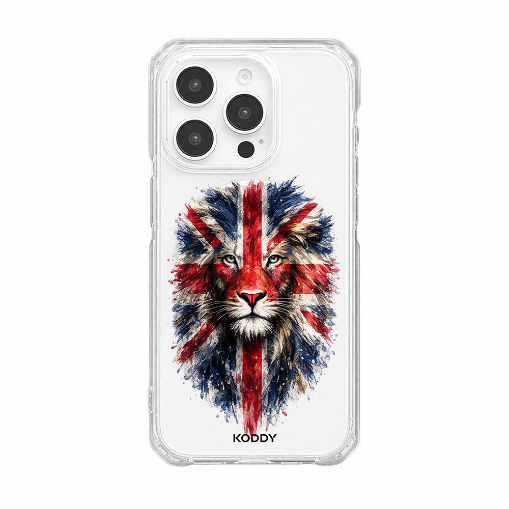 Union Jack Lion UK Phone Case-KODDY aesthetic iphone case UK