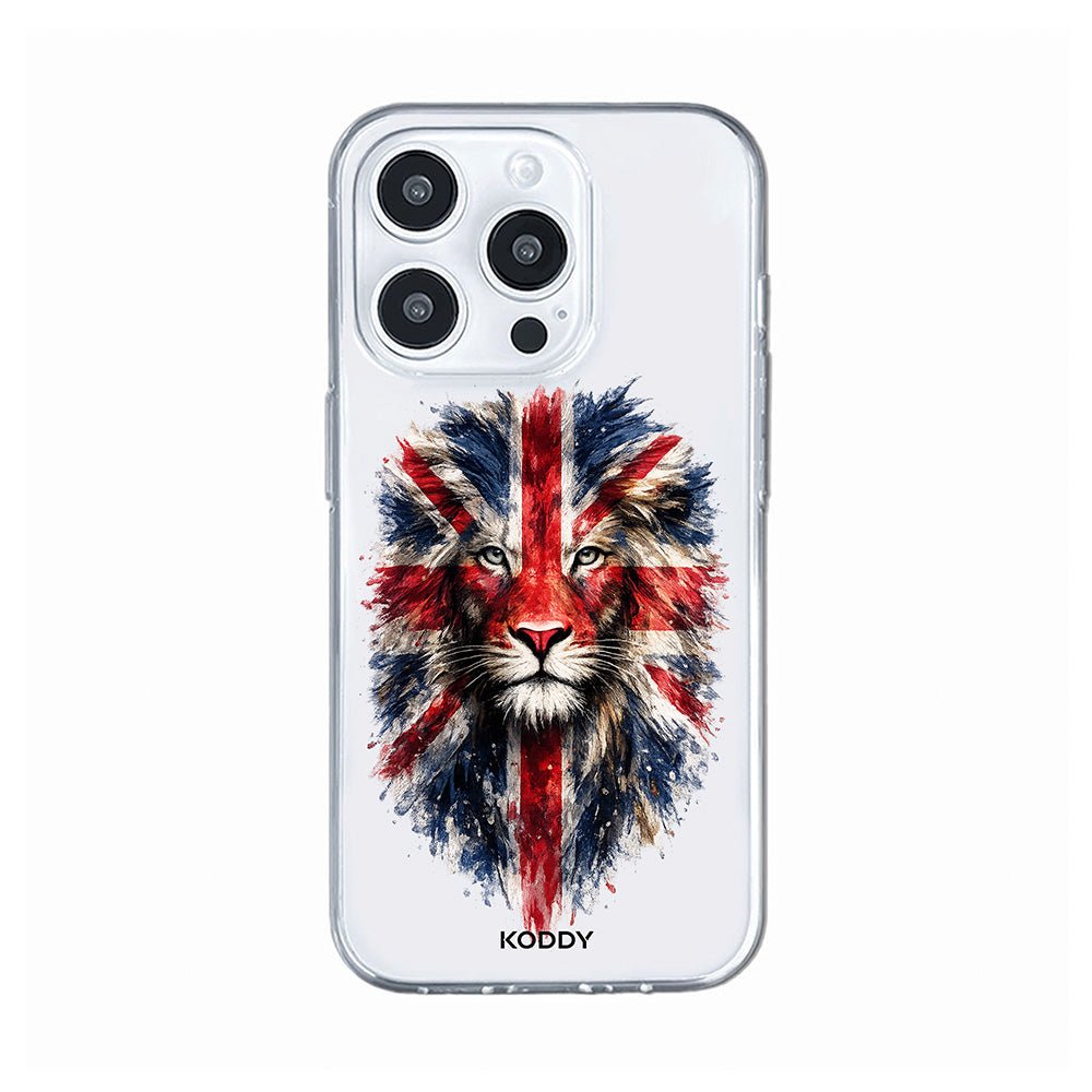 Union Jack Lion UK Phone Case-KODDY aesthetic iphone case UK