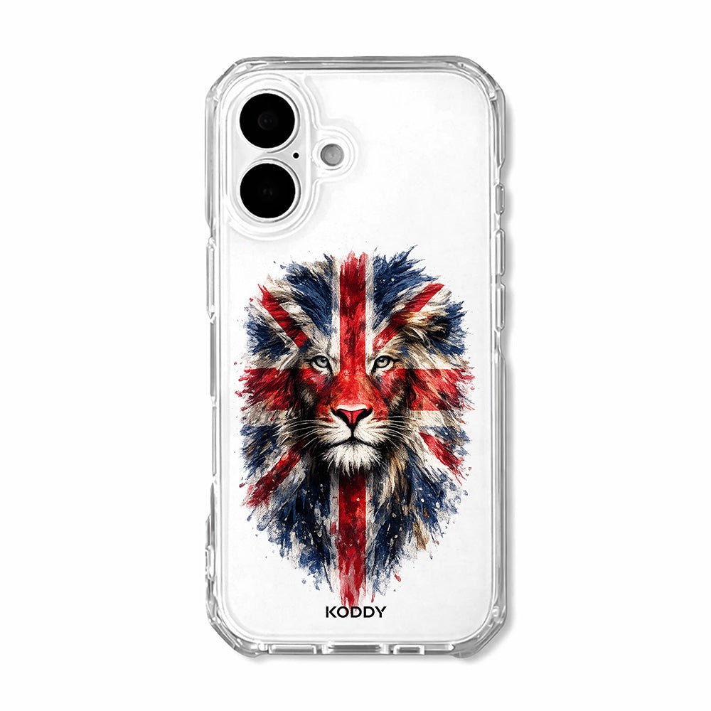 Union Jack Lion UK Phone Case-KODDY aesthetic iphone case UK