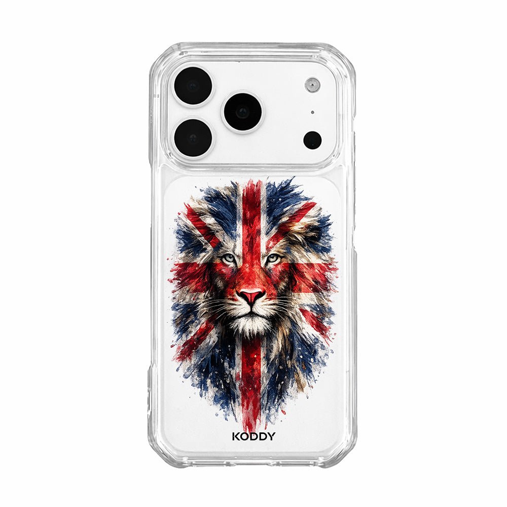 Union Jack Lion UK Phone Case-KODDY aesthetic iphone case UK