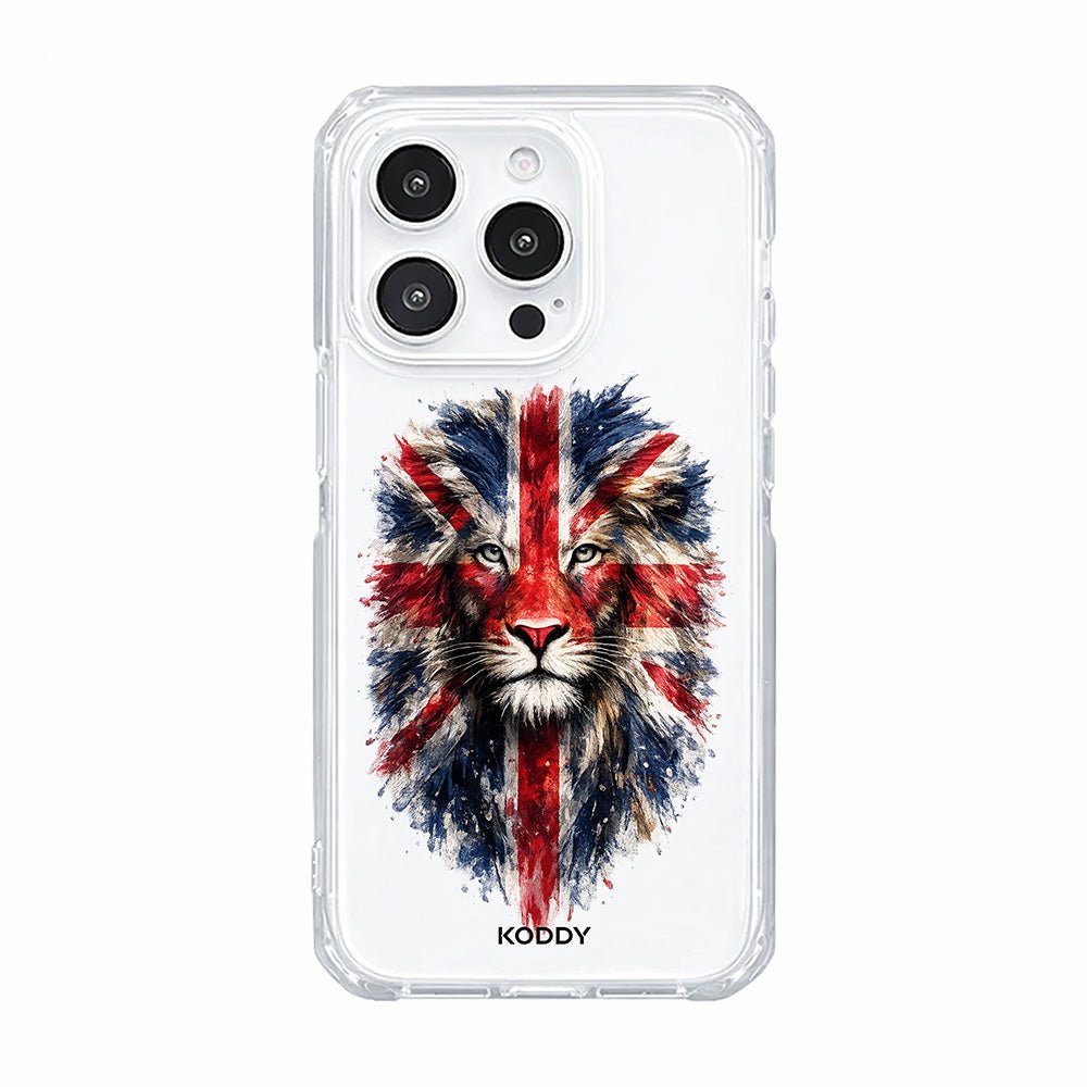 Union Jack Lion UK Phone Case-KODDY aesthetic iphone case UK