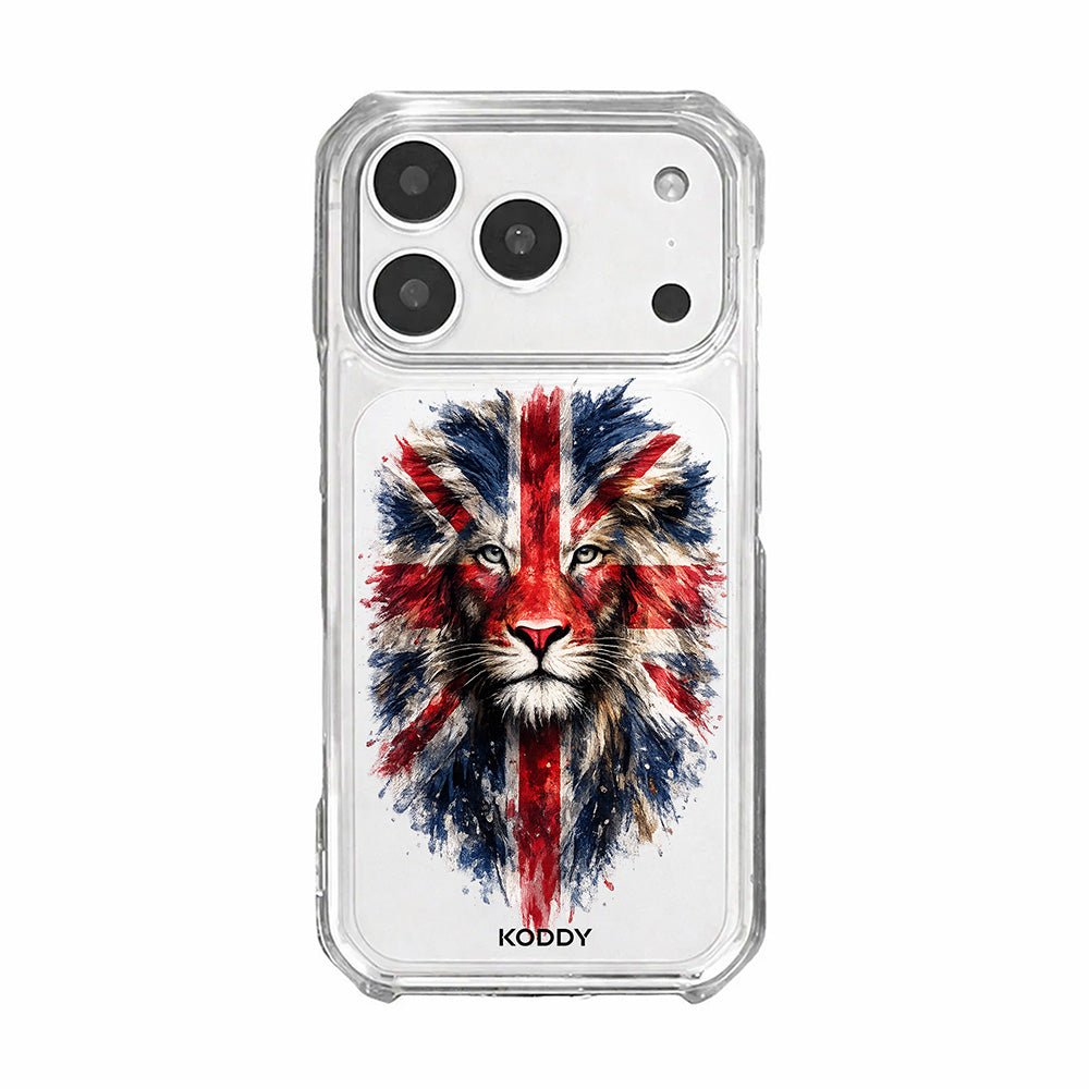 Union Jack Lion UK Phone Case-KODDY aesthetic iphone case UK