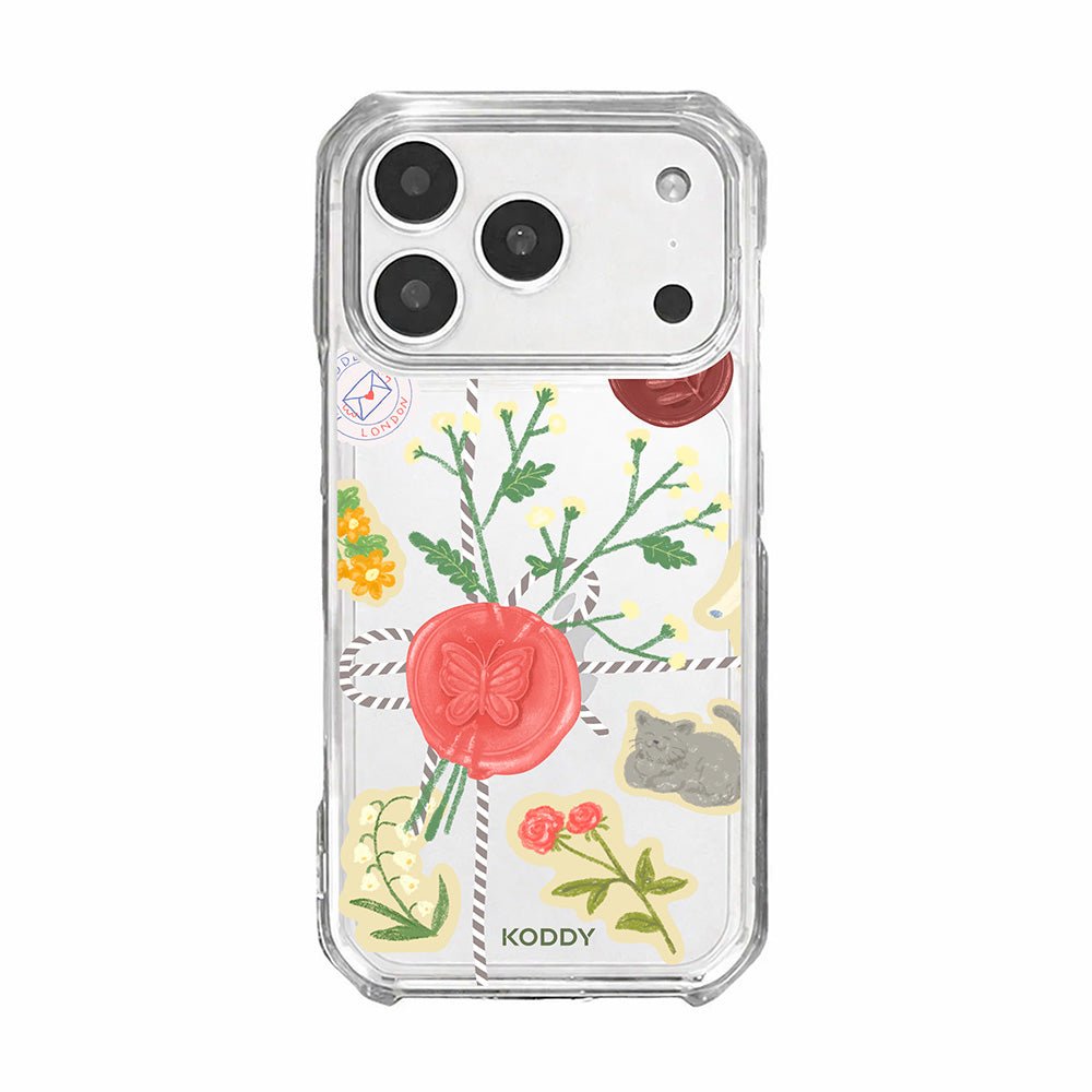 Wax Seal Gift Clear Phone Case-KODDY aesthetic iphone case UK