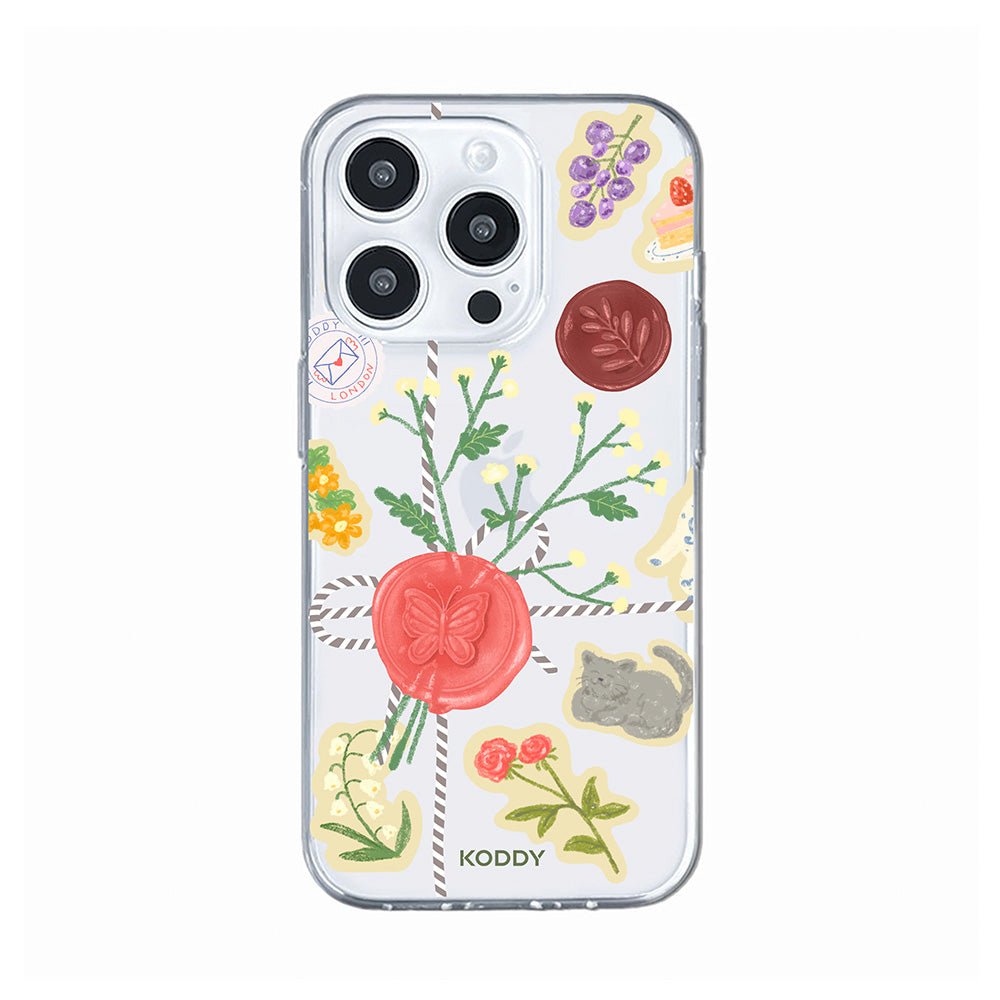 Wax Seal Gift Clear Phone Case-KODDY aesthetic iphone case UK