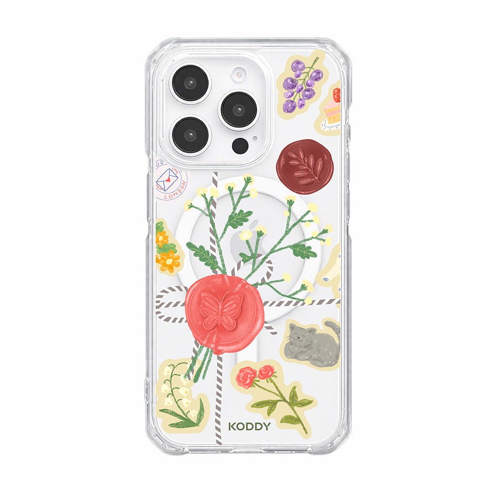 Wax Seal Gift Clear Phone Case-KODDY aesthetic iphone case UK