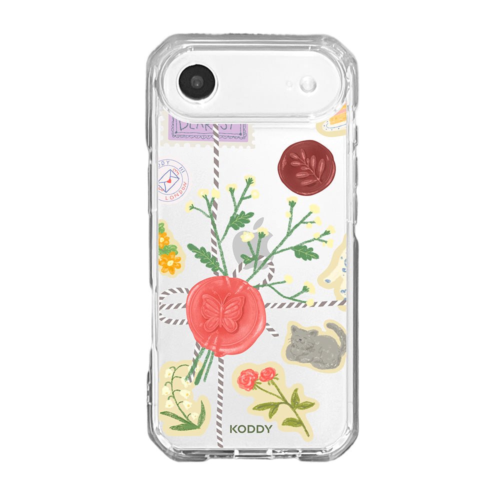 Wax Seal Gift Clear Phone Case-KODDY aesthetic iphone case UK