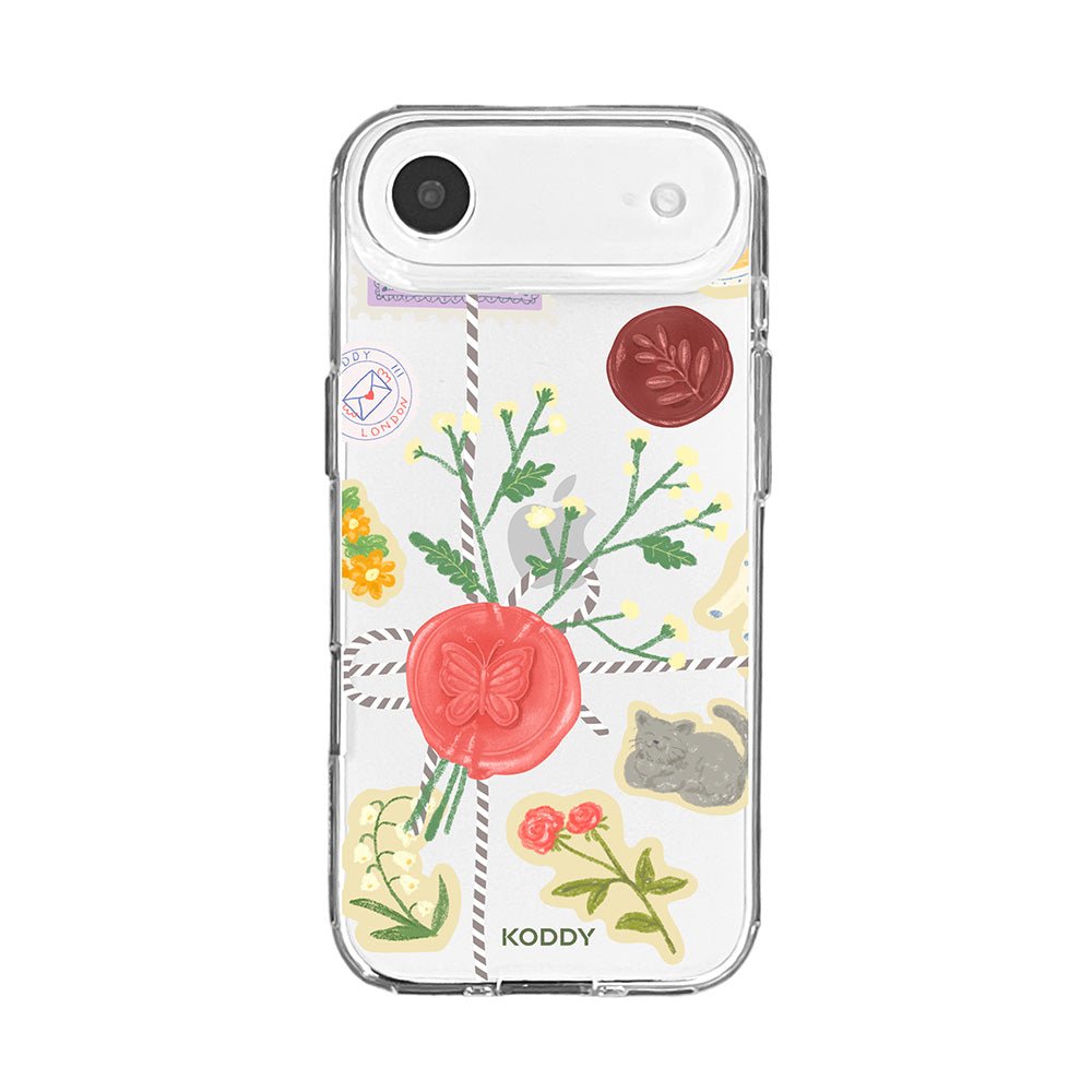 Wax Seal Gift Clear Phone Case-KODDY aesthetic iphone case UK