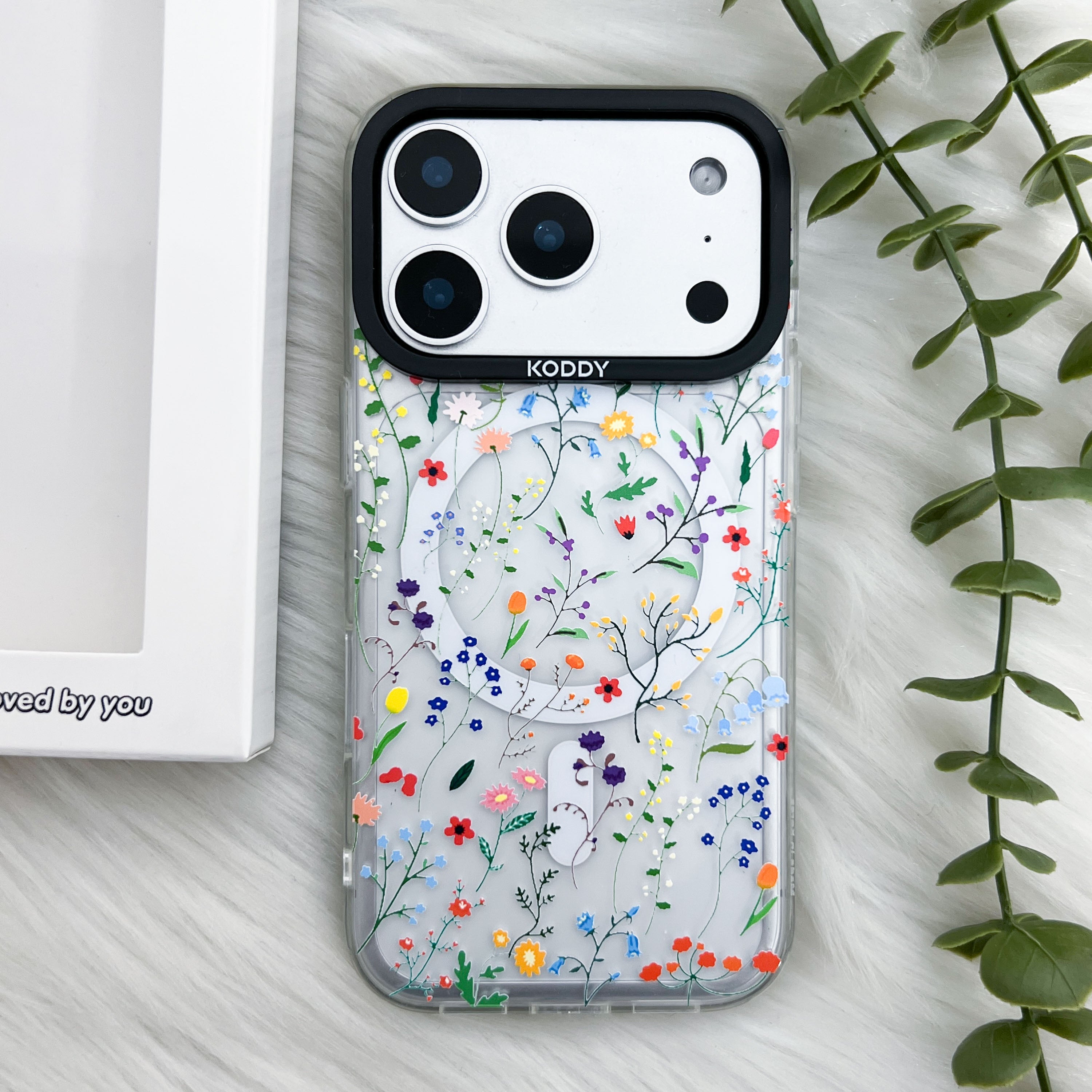Wild Flowers Clear iPhone Case - KODDY