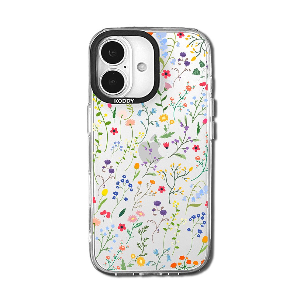 Wild Flowers Clear iPhone Case - KODDY