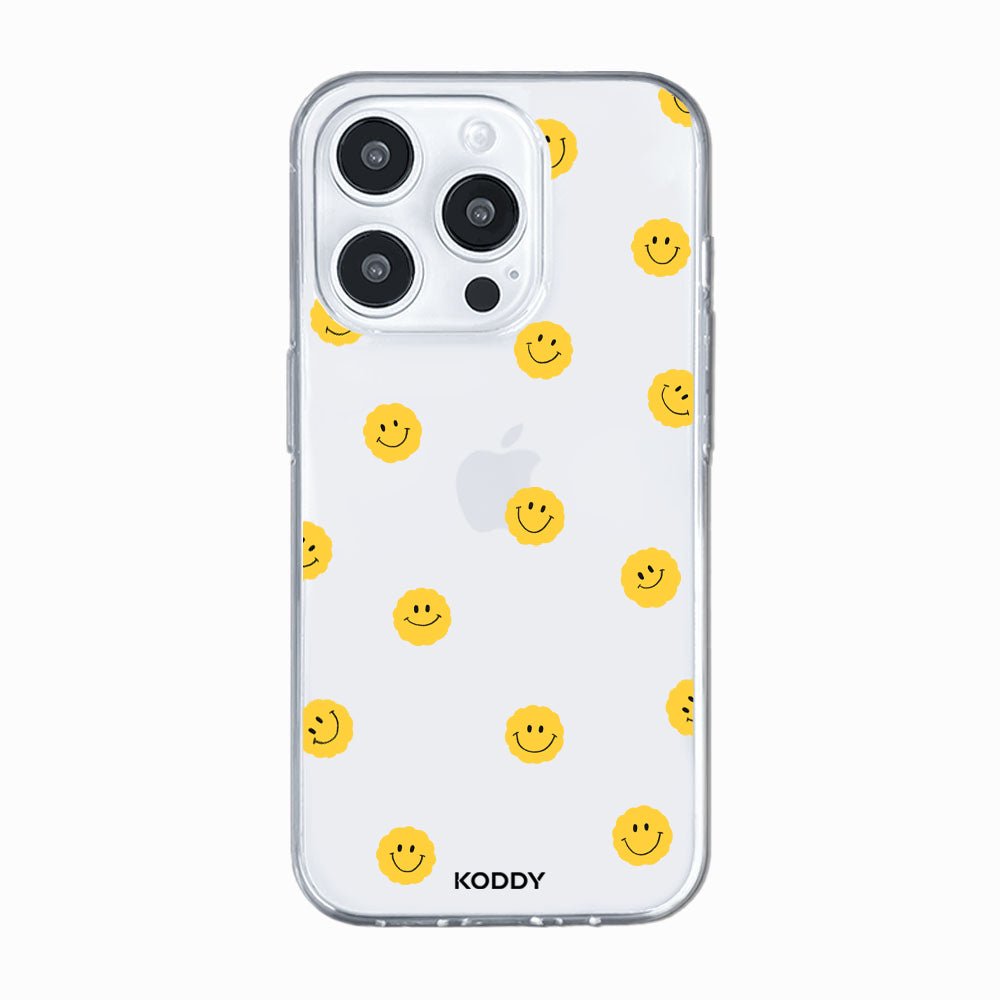 Yellow Smiles Phone Case-KODDY aesthetic iphone case UK