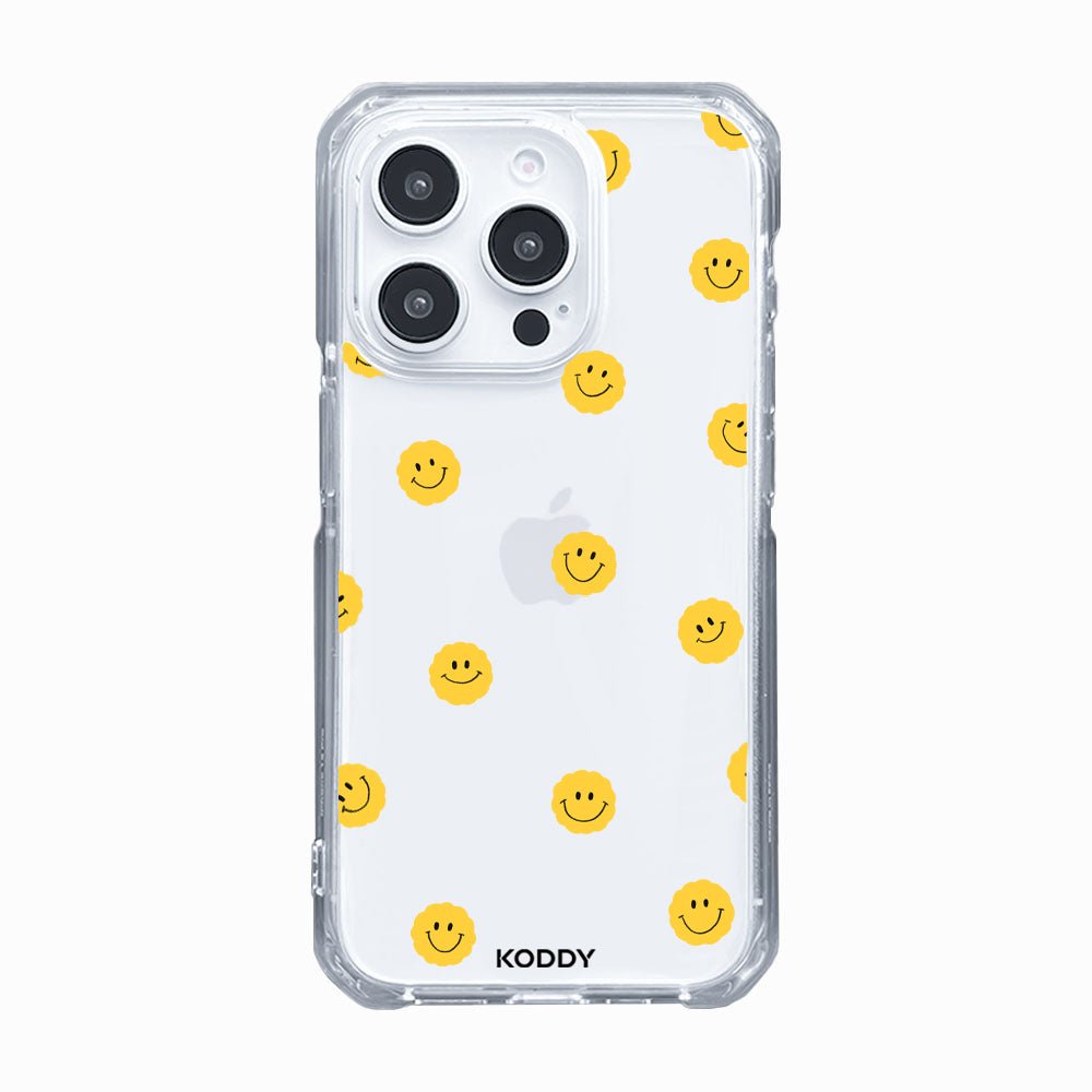 Yellow Smiles Phone Case-KODDY aesthetic iphone case UK