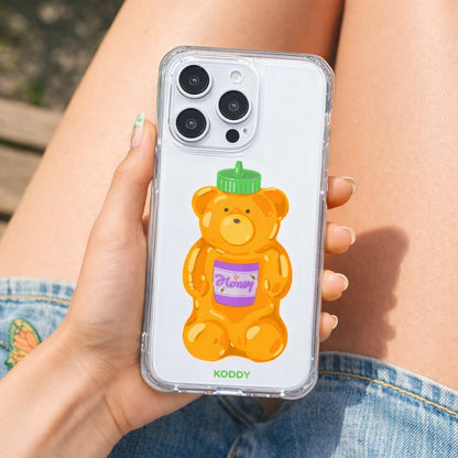 Big Honey Bear Bottle Phone Case