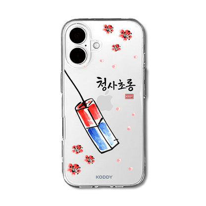 Traditional Korean Cheongsachorong Lantern Cherry Blossom Phone Case