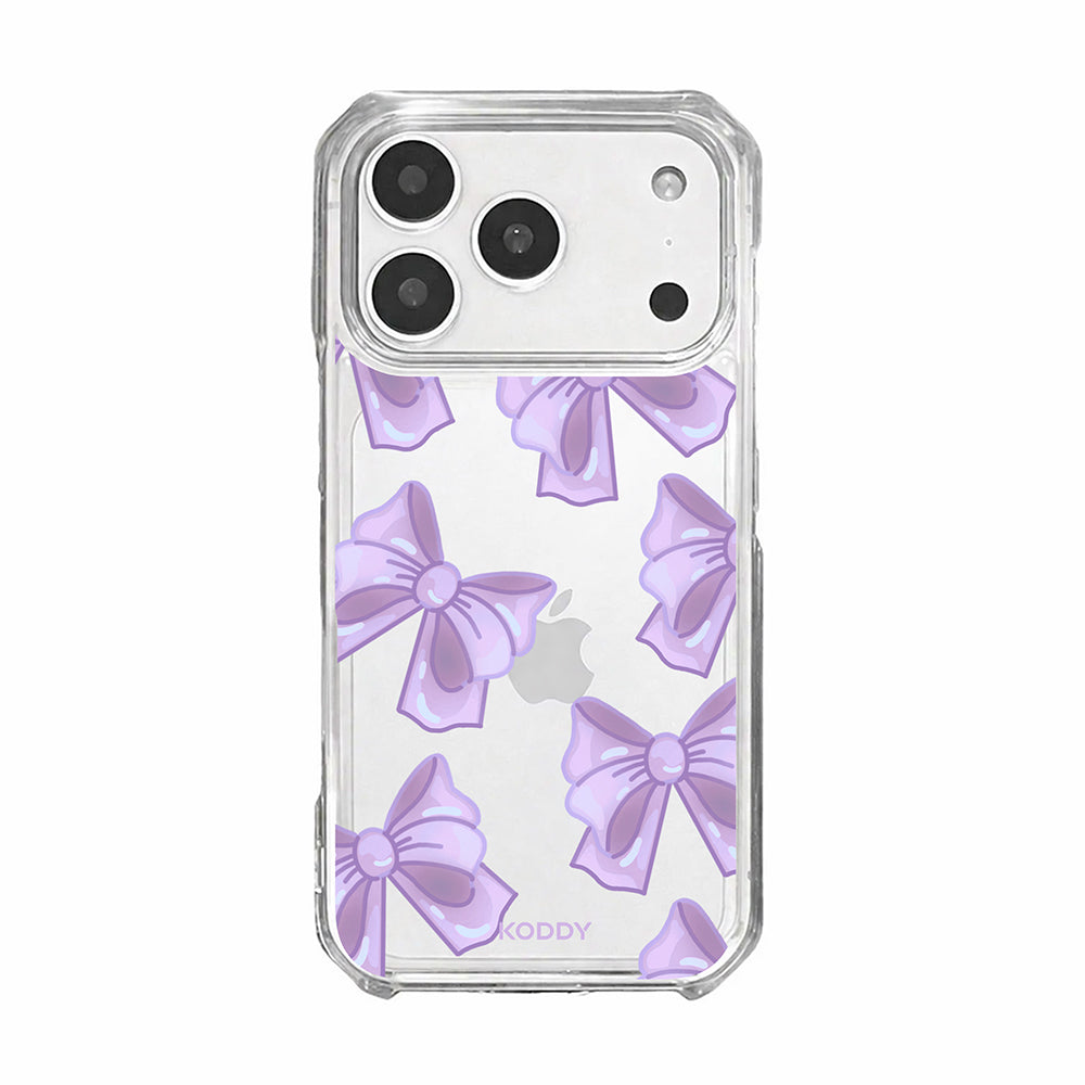 Cute Purple Fluffy Ribbon Bows Phone Case