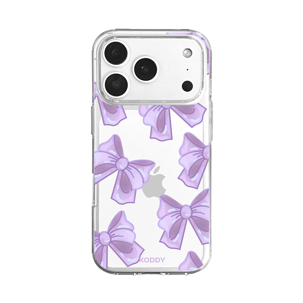 Cute Purple Fluffy Ribbon Bows Phone Case
