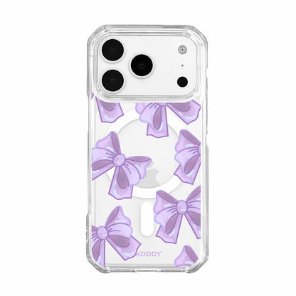 Cute Purple Fluffy Ribbon Bows Phone Case