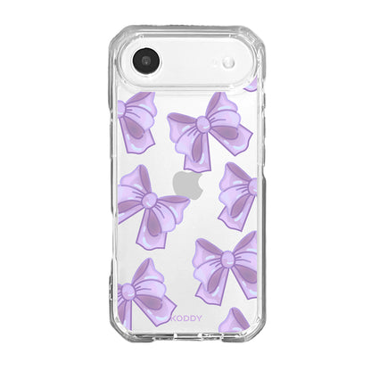Cute Purple Fluffy Ribbon Bows Phone Case