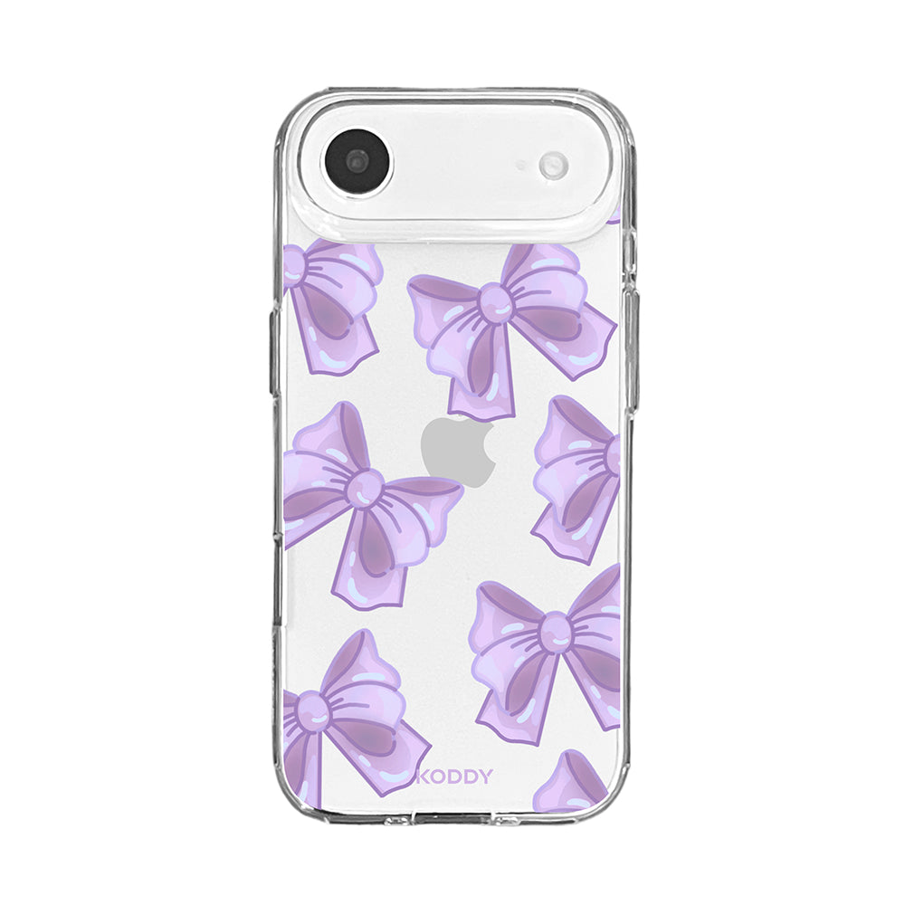 Cute Purple Fluffy Ribbon Bows Phone Case