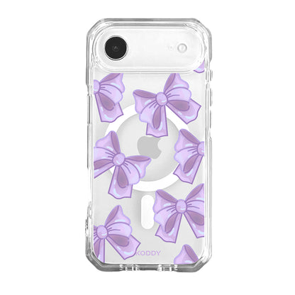 Cute Purple Fluffy Ribbon Bows Phone Case