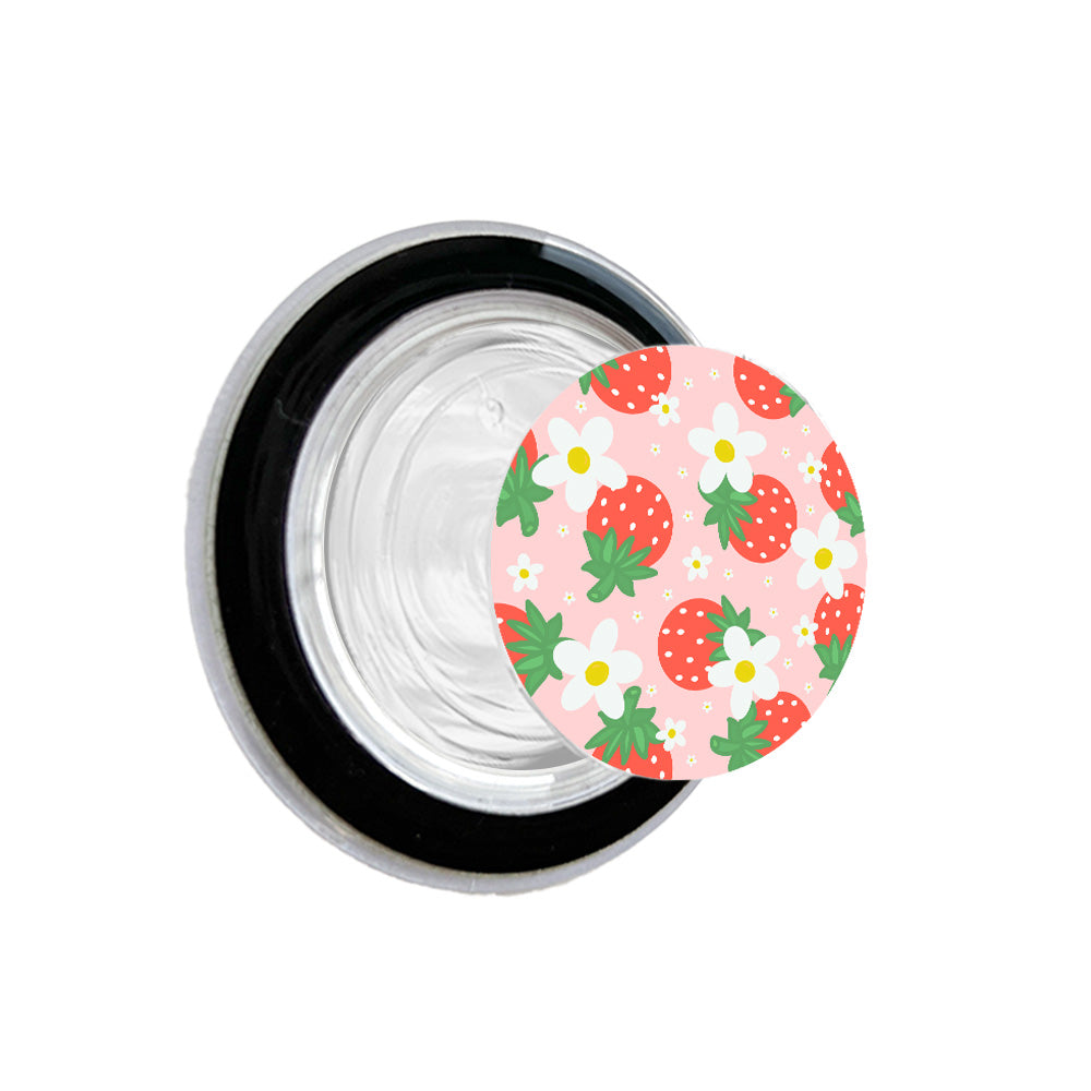 Cute Strawberry and Colourful Daisy Phone Grip