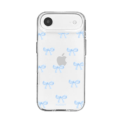 Cute Sky Blue Ribbon Bow Pattern Phone Case