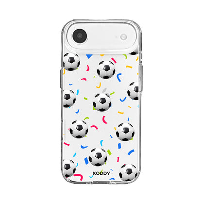 Football Confetti Clear Phone Case
