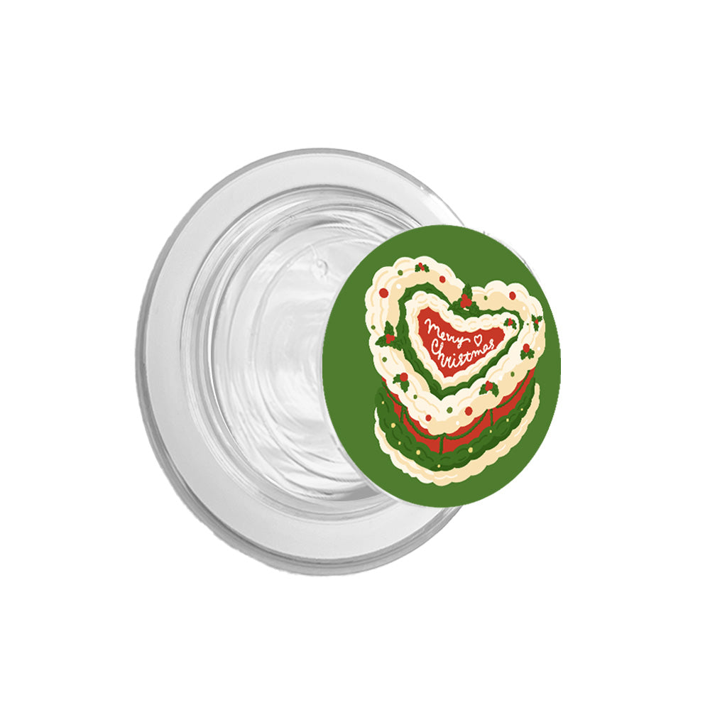 Merry Christmas Cake Phone Grip