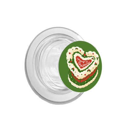 Merry Christmas Cake Phone Grip