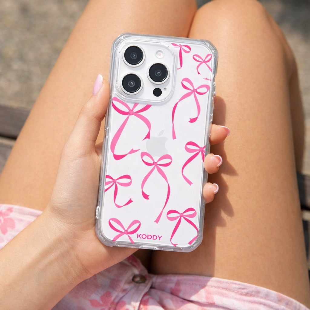 Pink Ribbon Phone Case-KODDY aesthetic iphone case UK