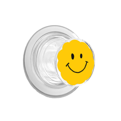 Cute & Trendy Yellow Smile Phone Grip