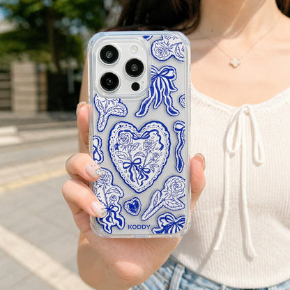Stylish Indigo Lace Phone Case