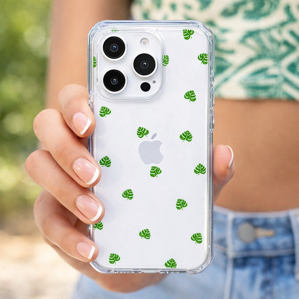 Tiny Monstera Leaves Phone Case