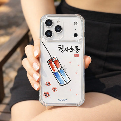 Traditional Korean Cheongsachorong Lantern Cherry Blossom Phone Case-KODDY aesthetic iphone case UK
