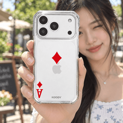 Ace of Diamonds Playing Card Aesthetic Phone Case-KODDY aesthetic iphone case UK