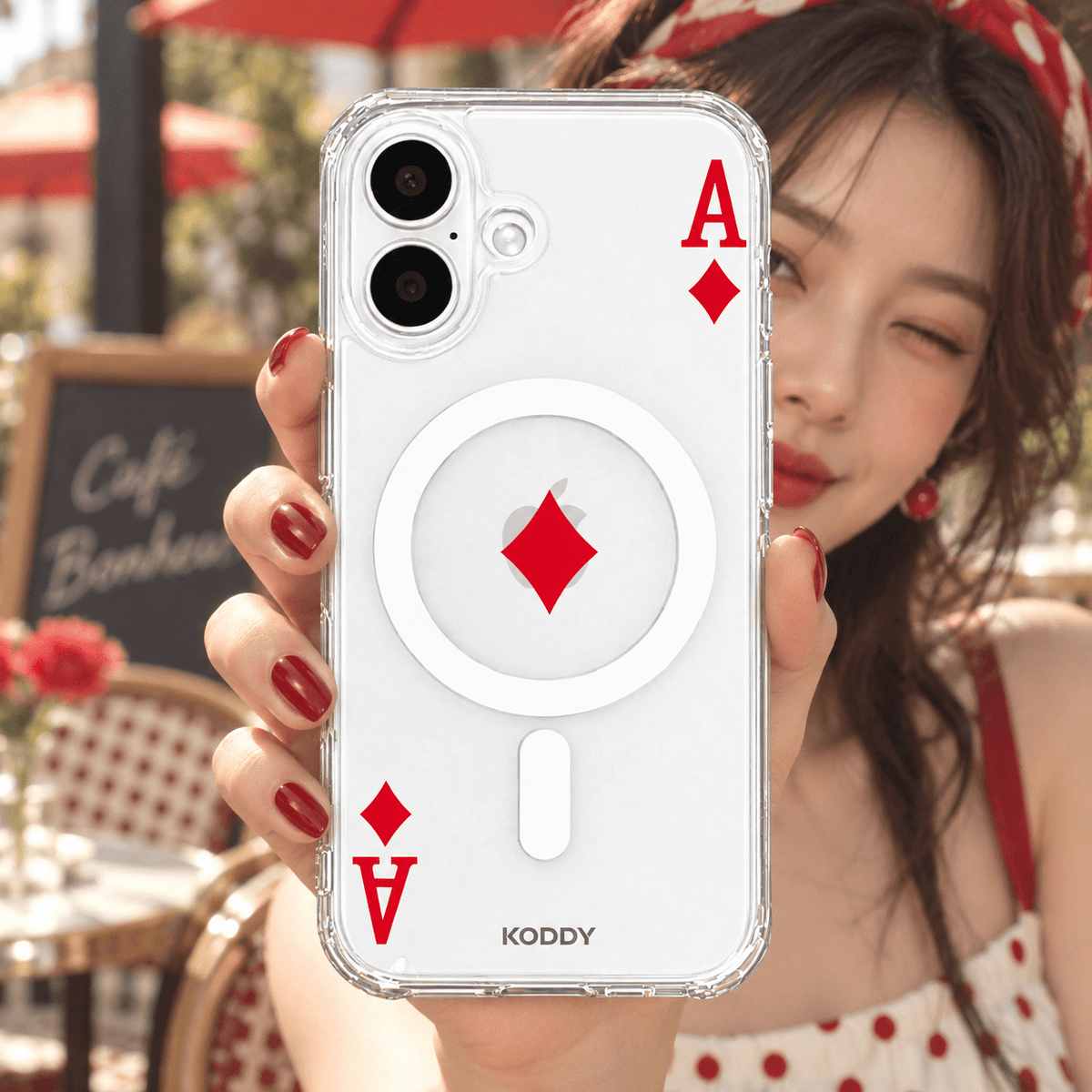 Ace of Diamonds Playing Card Aesthetic Phone Case-KODDY aesthetic iphone case UK