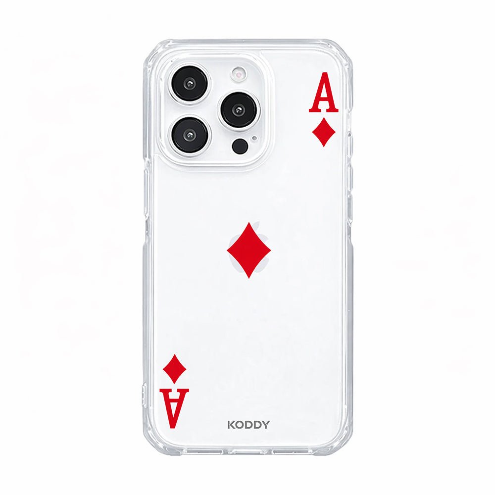 Ace of Diamonds Playing Card Aesthetic Phone Case
