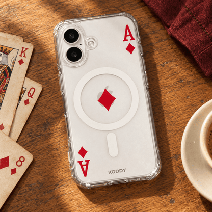Ace of Diamonds Playing Card Aesthetic Phone Case-KODDY aesthetic iphone case UK