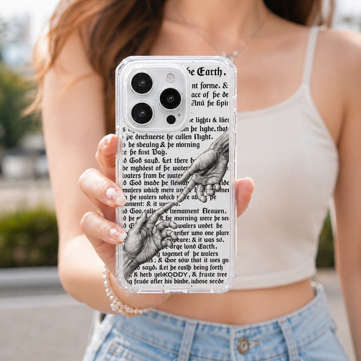 Aesthetic Creation Hands Phone Case