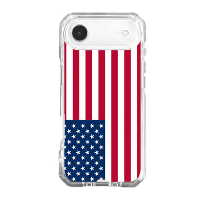 American Flag Aesthetic Clear Phone Case-KODDY aesthetic iphone case UK