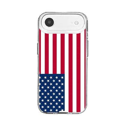 American Flag Aesthetic Clear Phone Case-KODDY aesthetic iphone case UK