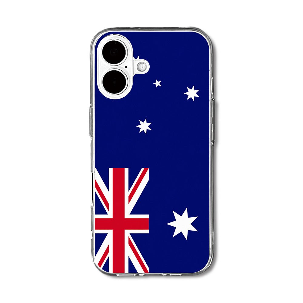 Australian Flag Clear Phone Case-KODDY aesthetic iphone case UK