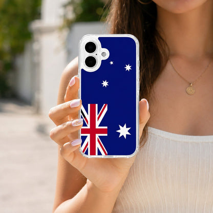 Australian Flag Clear Phone Case-KODDY aesthetic iphone case UK
